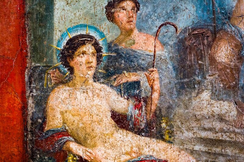 File:Wall painting - Dionysos with Helios and Aphrodite - Pompeii (VII 2 16) - Napoli MAN 9449 - 02.jpg