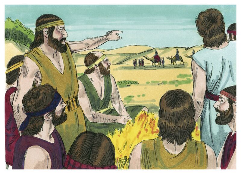 File:Book of Genesis Chapter 37-18 (Bible Illustrations by Sweet Media).jpg