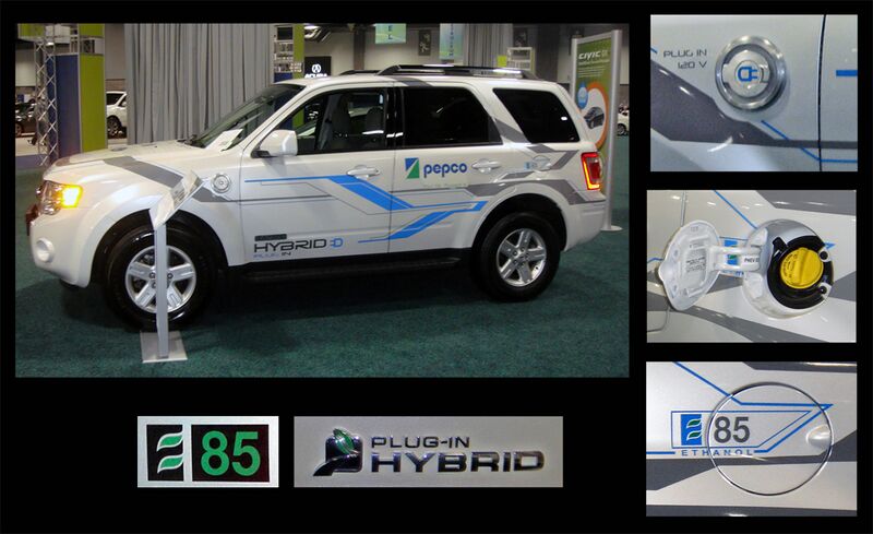 File:Ford Escape E85 Flex Plug-in Hybrid views and badging WAS 2010.jpg