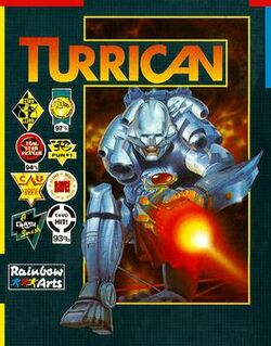 Front Cover of Turrican Game Box, May 2014.jpg