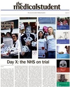 MedicalStudentNewspaper March2011 Frontpage.jpg