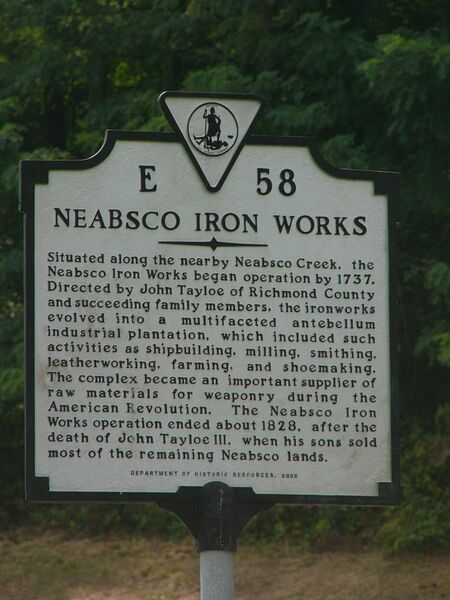 File:Neabsco Iron works Marker.jpg