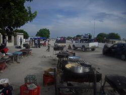Open air market in Omuthiya