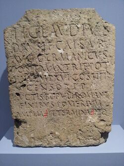 Pomerium marker with digamma inversum in red - Vatican Museums - inv 9268.jpg