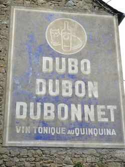 French: Dubo, Dubon, Dubonnet. Vin tonique au quinquina.