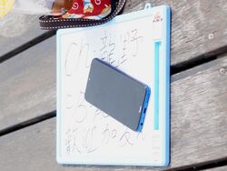 Tatsuno's whiteboard and Redmi smartphone 20210501.jpg