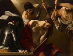 Michelangelo Merisi, called Caravaggio - The Crowning with Thorns - Google Art Project.jpg
