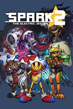 Spark the Electric Jester 2 (2019 video game) cover.jpg