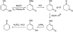 Cyclohexenon Synthese.png