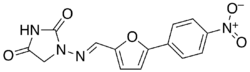 Structural formula of dantrolene