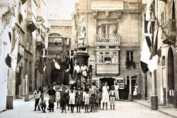 Feast of St Lawrence in Vittoriosa, Malta, 1927.jpg