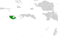 Gymnophaps mada map.svg