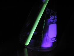 Polythiophenes fluorescence NMR tube.jpg