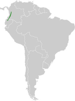 Urosticte benjamini map.svg