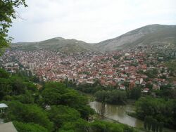 The town of Veles in North Macedonia