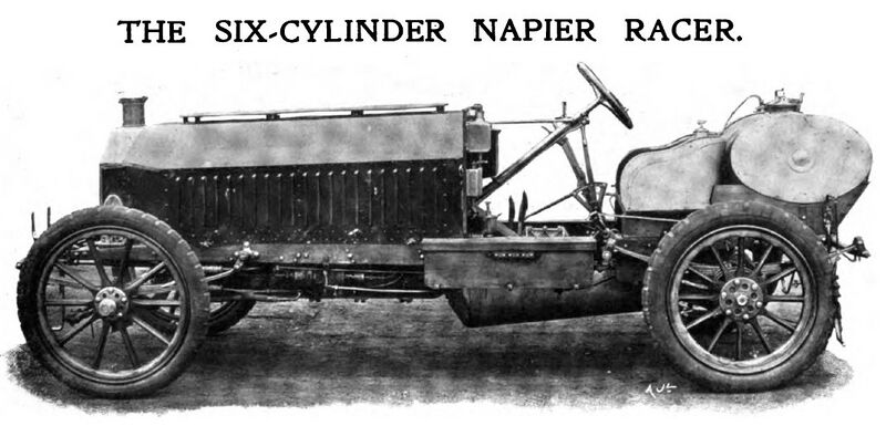 File:1904 Six Cylinder Napier Race Car.jpg