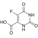 5-Fluoroorotic acid.svg