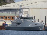 ADV Cape Otway at Austal shipyards in Henderson, Western Australia, October 2021 10.jpg