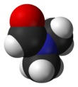 Spacefill model of deuterated DMF