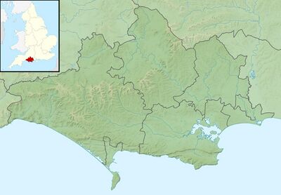 Dorset UK relief location map.jpg