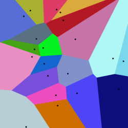 Euclidean Voronoi diagram.svg
