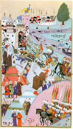 Siege of Belgrade (Nándorfehérvár) 1456.jpg