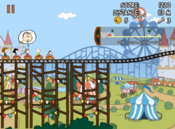 Snoopy Coaster gameplay.png