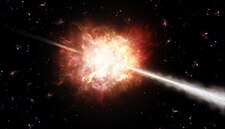 Painting of exploding star