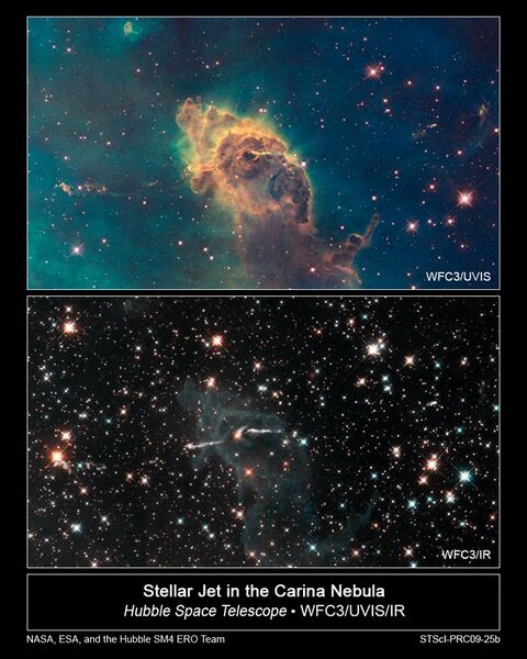 File:Carina Nebula in Visible and Infrared.jpg