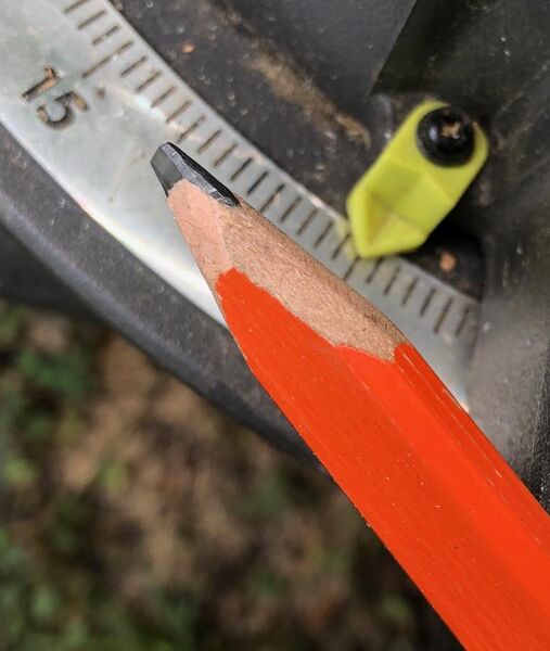 File:Carpenter's pencil on the job.jpg