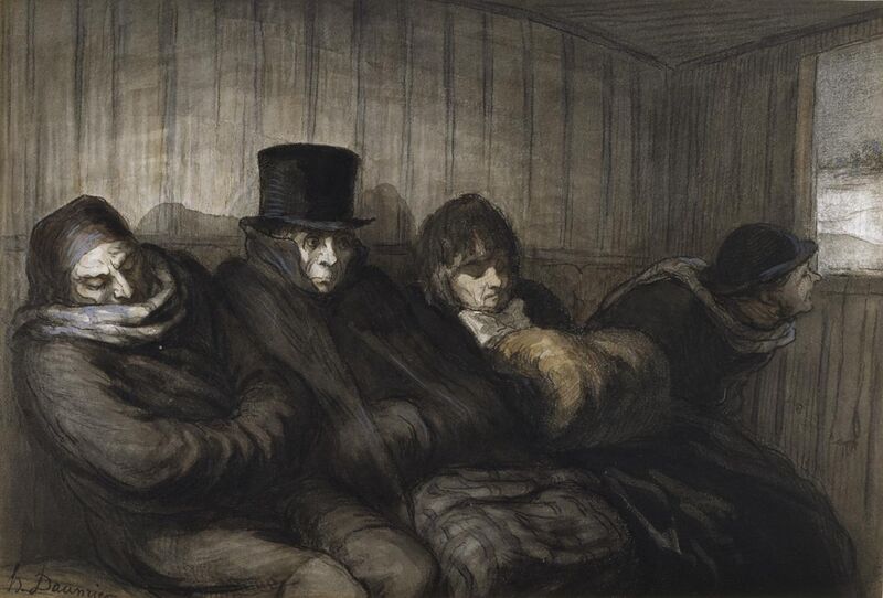 File:Honoré Daumier - The Second Class Carriage - Walters 371224.jpg
