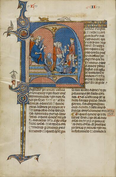 File:Initial N- James I of Aragon Overseeing a Court of Law - Google Art Project.jpg