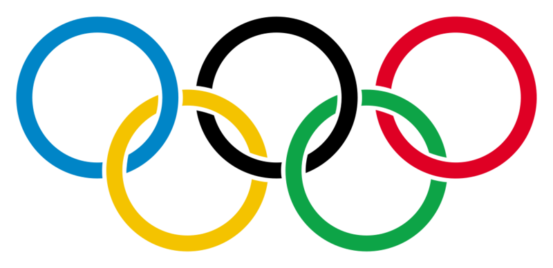 File:Olympic rings with transparent rims.svg