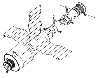 File:Salyut 4 and Soyuz drawing.svg