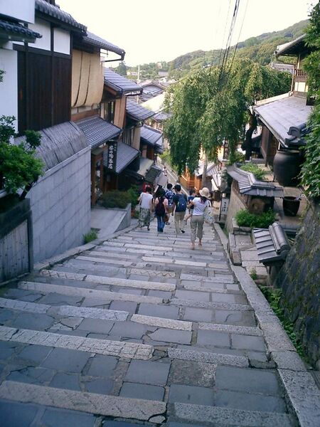 File:Stone stairway Kiyomizu-dera.JPG