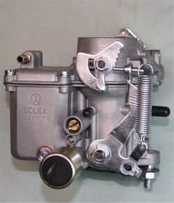 VW Solex carburetor as used on Aircooled Beetles from 1970 onwards.