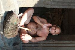 Ellora, cave 33, Digambar Jain guru (9841591645).jpg