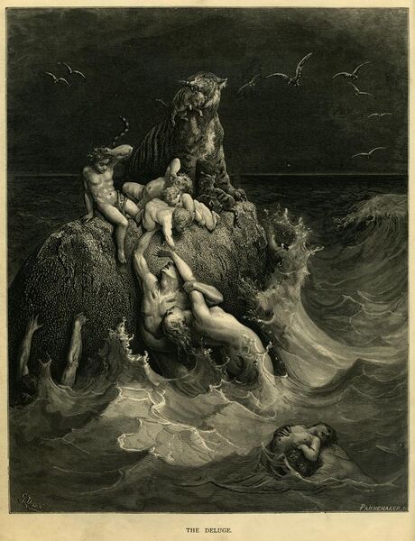 File:Gustave Doré - The Holy Bible - Plate I, The Deluge.jpg