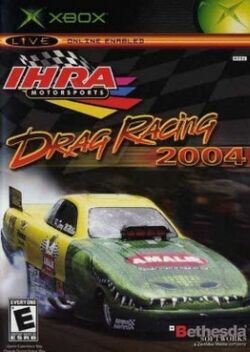 IHRA Drag Racing 2004 video game cover.jpg