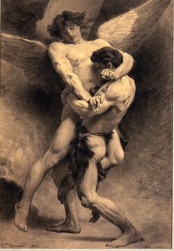 Jacob Wrestling with the Angel by Leon Bonnat.jpg