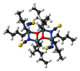 Ball-and-stick model of the Otera's catalyst molecule