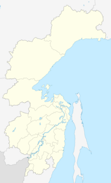 Map showing the location of Kondyor Massif