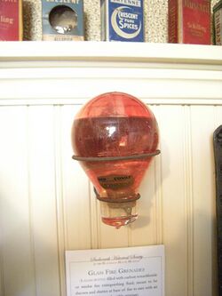 Snohomish - Blackman House Museum - Comet fire extinguisher 02.jpg