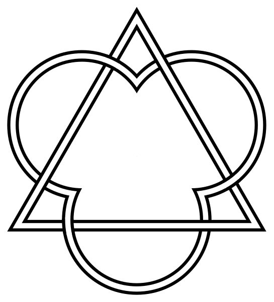 File:Trefoil-Architectural-Equilateral-Triangle-interlaced.svg