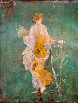 Wall painting - Flora - Stabiae (villa di Arianna) - Napoli MAN 8834.jpg