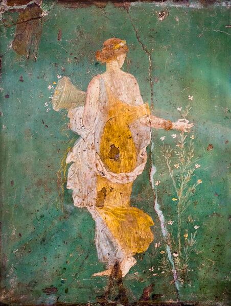 File:Wall painting - Flora - Stabiae (villa di Arianna) - Napoli MAN 8834.jpg