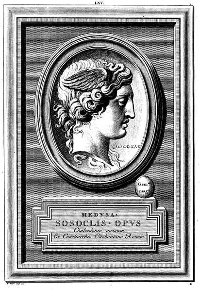 File:Bernard Picart - Sophocles Medusa - Philipp von Stosch - Pierres antiques gravées.png