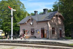 The old Hesselby station in Dalhem
