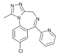 Pyclazolam structure.png