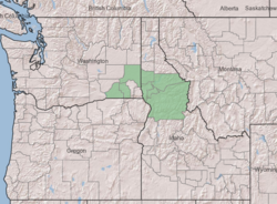 Symphyotrichum jessicae native distribution: US – Idaho and Washington in the Palouse River and Clearwater River (Idaho) drainages.